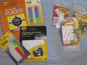Various adhseive products from 3M